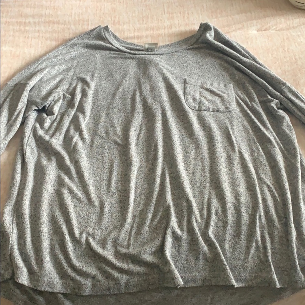 Gray sweater